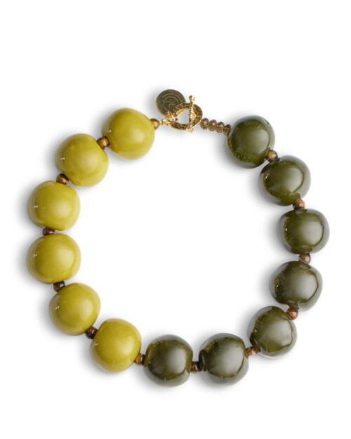 CERAMIC NECKLACE GREEN