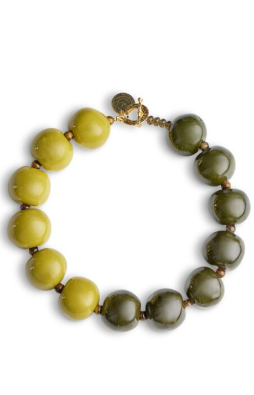 CERAMIC NECKLACE GREEN