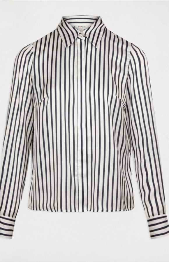 ΠΟΥΚΑΜΙΣΟ CHICHI OFF WHITE/MARINE